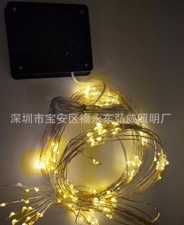 太陽能樹藤燈銅線/銀線燈串，太陽能銅線/銀線燈串，樹藤燈串