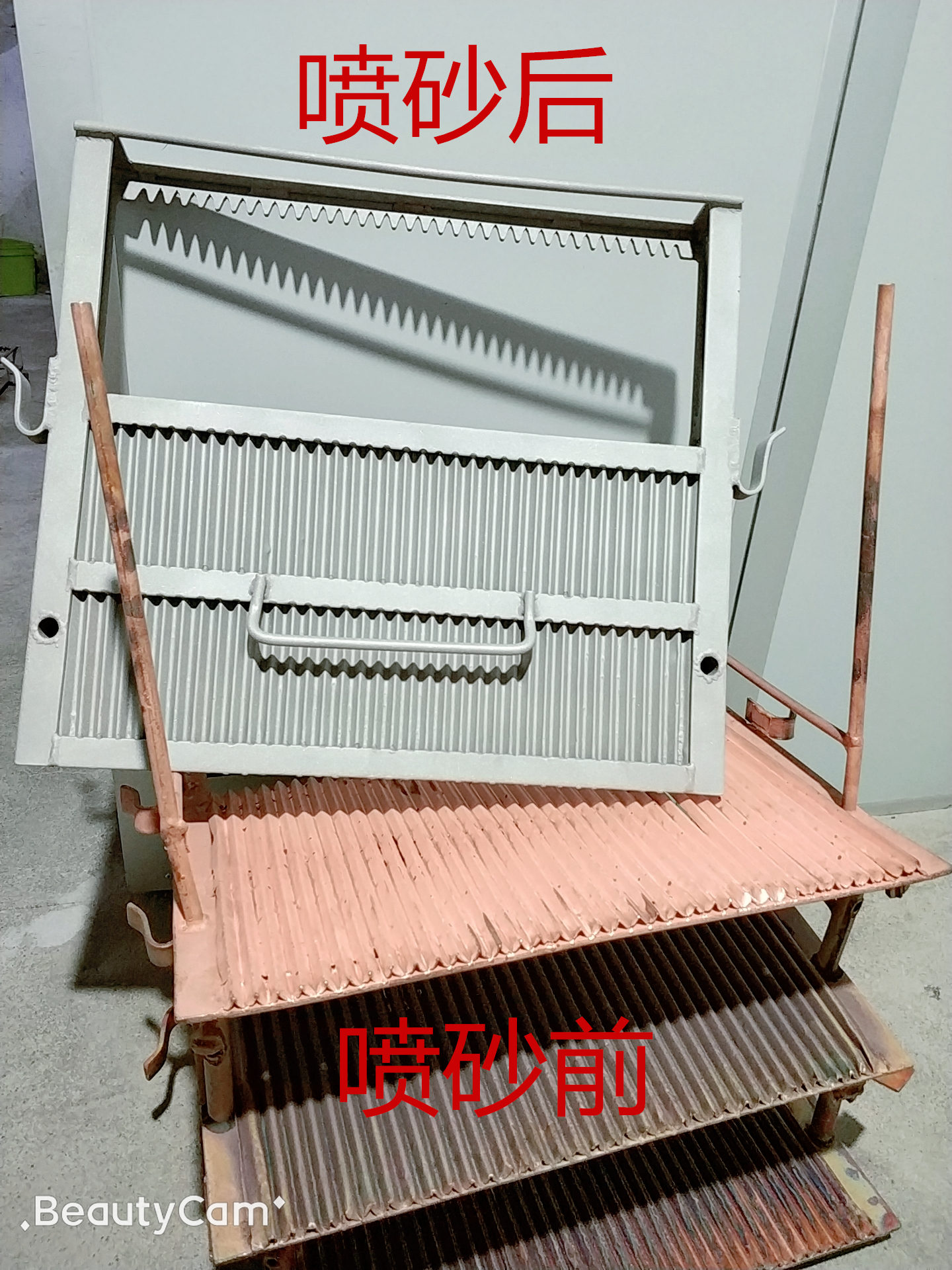 電鍍掛具靶材噴砂加工