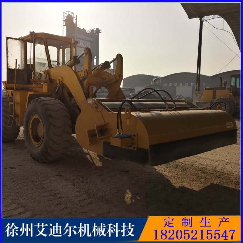 鋼鐵廠路面掃地機裝載機配清掃器