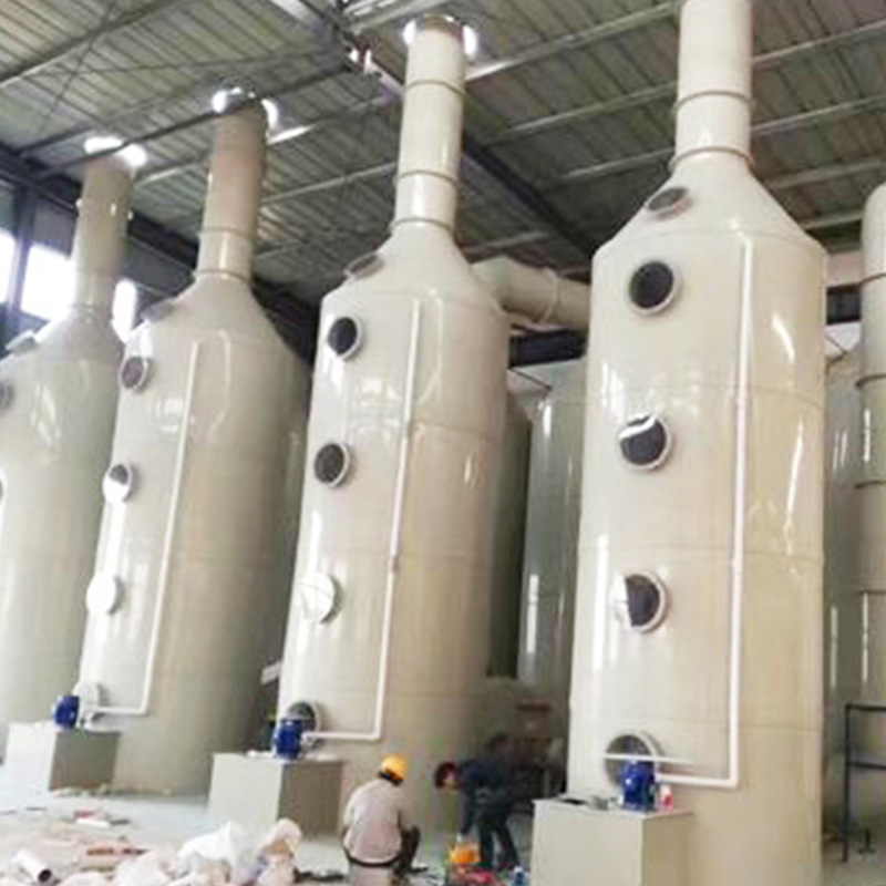 不銹鋼pp酸堿廢氣噴淋塔除臭除塵 廢氣洗滌塔酸霧廢氣吸附凈化塔