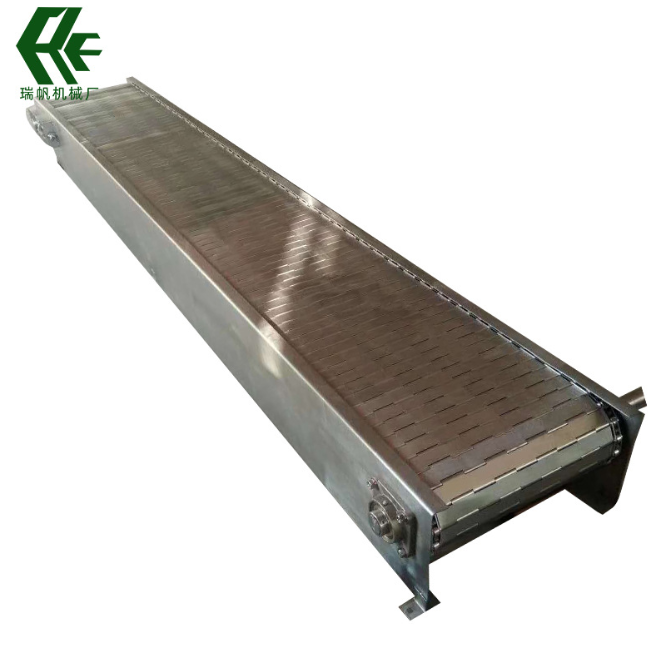 輸送設(shè)備鏈板輸送機(jī)食品流水線傳送帶運(yùn)輸機(jī)不銹鋼鏈板式輸送機(jī)