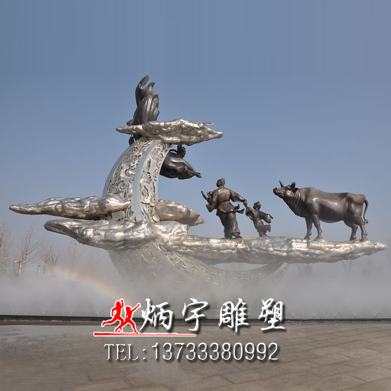 炳宇雕塑 不銹鋼景觀雕塑 牛郎織女雕塑 銅雕人物報(bào)價(jià) 神話人物銅雕定制 人物銅雕鑄造廠 大型廣場(chǎng)人物雕塑 銅雕塑
