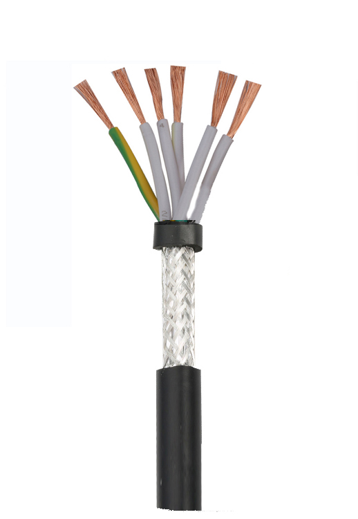 鋁鎂絲屏蔽RVVP6*1 金環(huán)宇電纜六芯鋁鎂絲屏蔽電纜RVVP6*1平方通訊控制線信號線纜