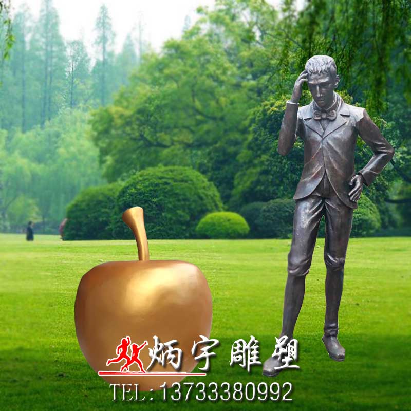 炳宇雕塑 校園名人偉人拉瓦錫雕塑鑄銅人物雕塑廠家國外科學(xué)家人物雕塑