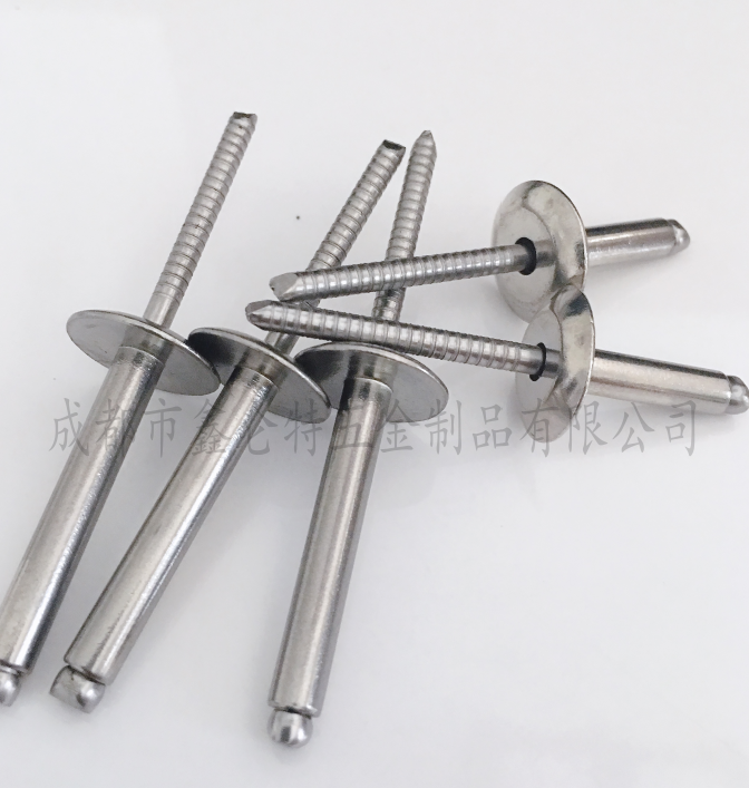 304不銹鋼大帽檐抽芯鉚釘*拉鉚釘現(xiàn)貨供應(yīng)