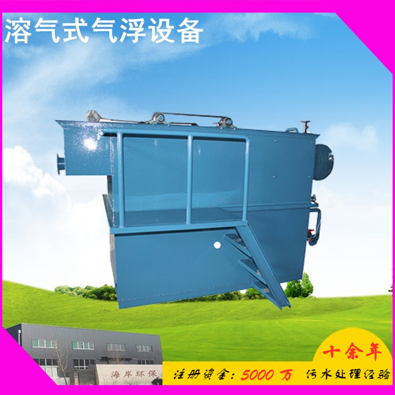 海岸環(huán)保 平流式溶氣氣浮機(jī) *線層沉淀過濾氣浮裝置 廠家直銷