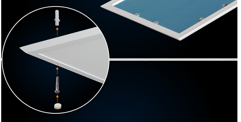 LED超薄斜邊凈化面板燈