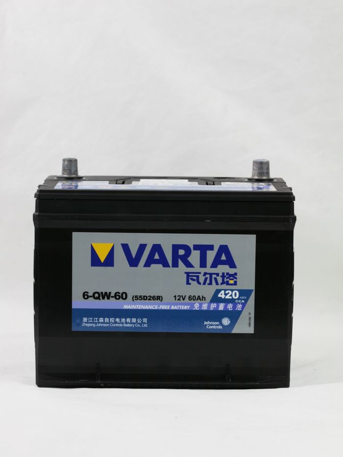 啟動(dòng)型瓦爾塔蓄電池，6-QW-60，價(jià)格，尺寸，參數(shù)，12V-60AH【北京中企卓泰科技有限公司】