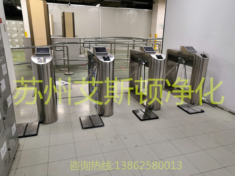 防靜電三輥閘 智能刷卡防靜電門禁 靜電測試門禁