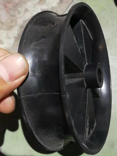 萱德8*1.75PU實(shí)心輪 嬰兒車輪 嬰兒車輪布兜車輪子