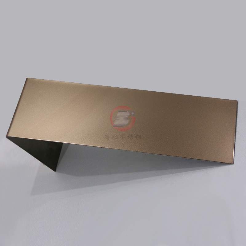 高比噴砂玫瑰金不銹鋼板 304玫瑰金噴砂板
