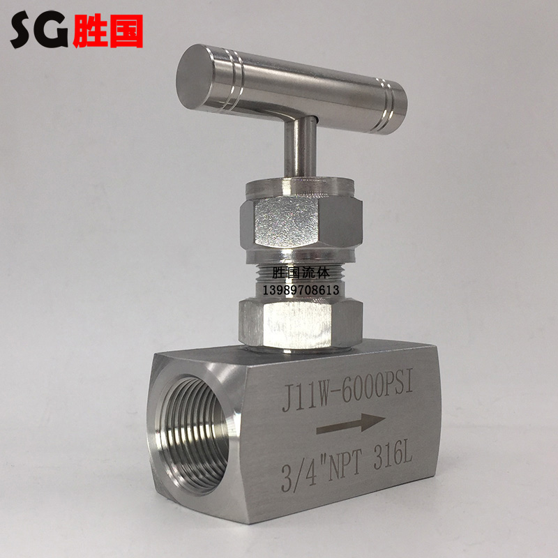 勝國供應(yīng)不銹鋼絲扣針型閥 美標高壓針型閥