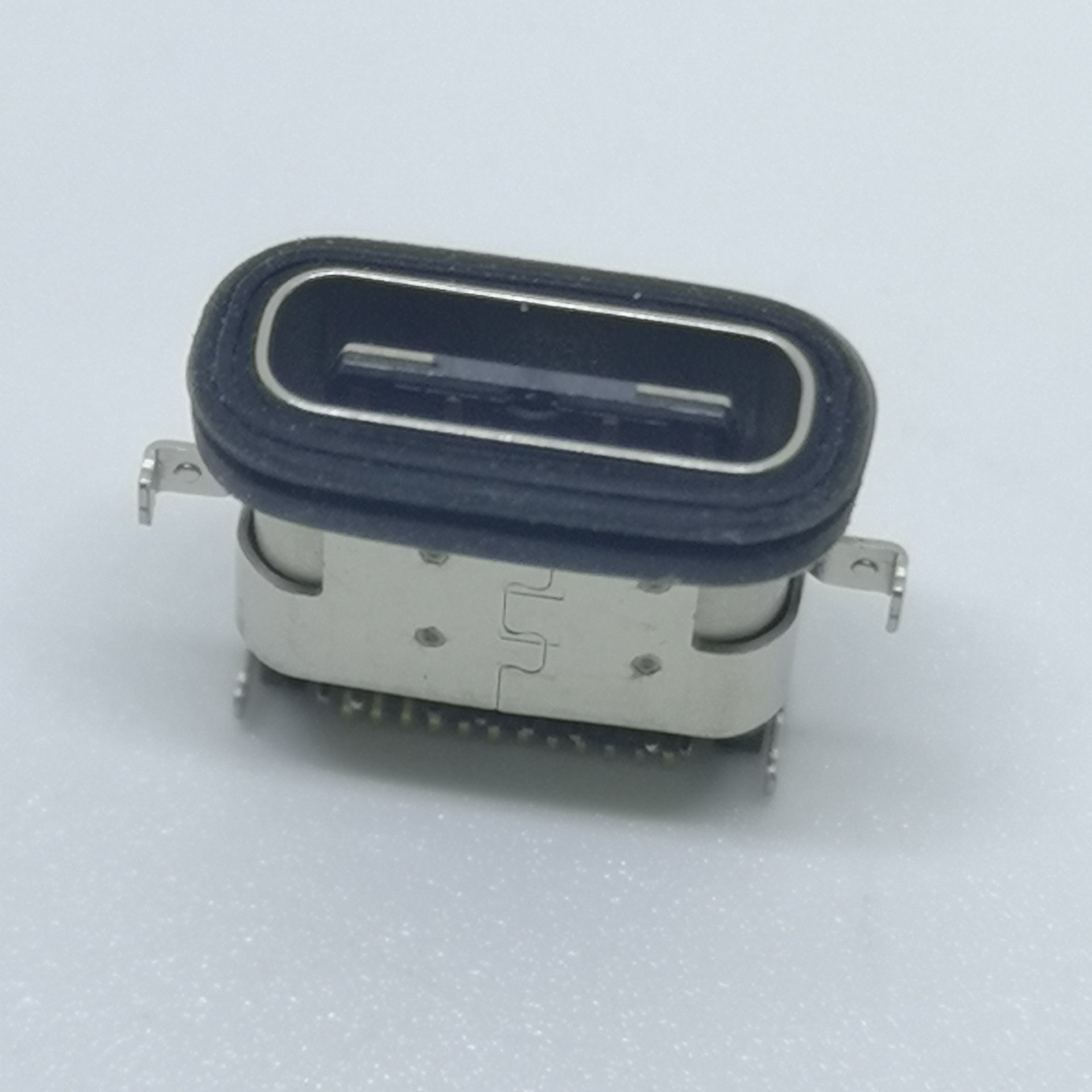 Type-c防水母座24P沉板廠家  Type-c防水母座價格 防水連接器廠家直銷
