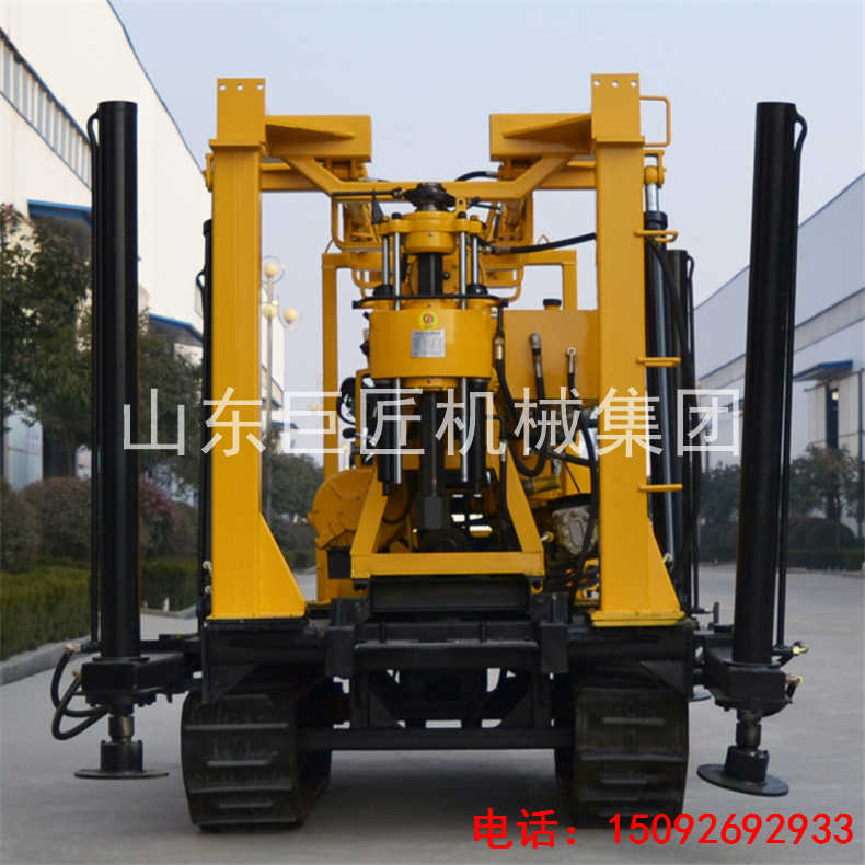 XYD-130履帶式液壓巖芯鉆機(jī) 液壓高支腿 履帶代步