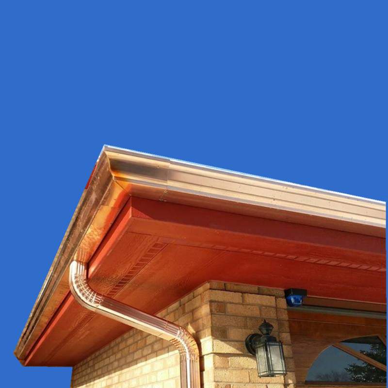 杭州萬(wàn)如建材鋁合金天溝彩鋁成品別墅落水系統(tǒng)