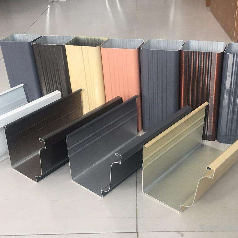 杭州萬(wàn)如建材鋁合金天溝彩鋁成品別墅落水系統(tǒng)