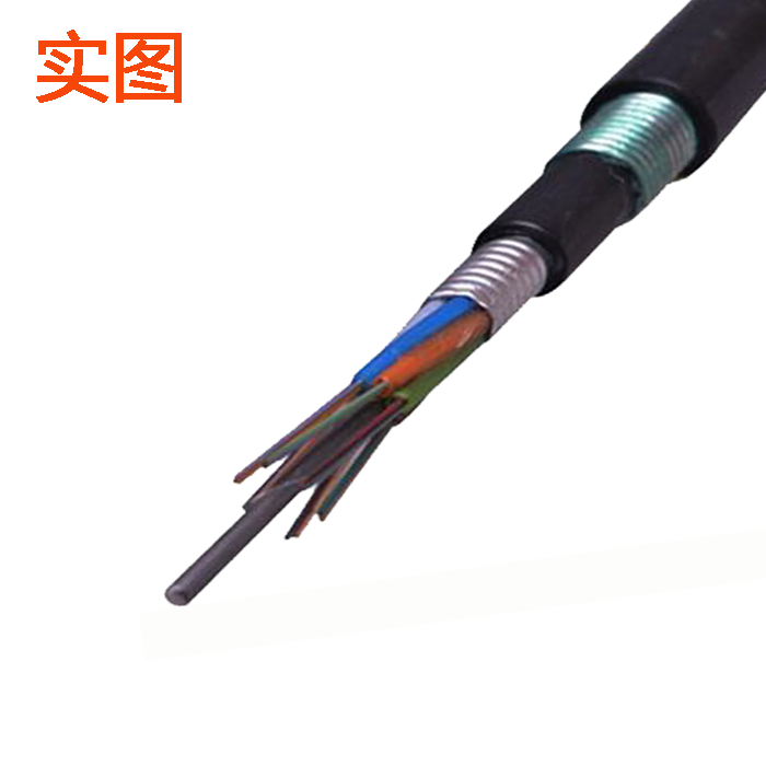 地埋GYTA53光纜48芯單模 光纜生產(chǎn)廠家定制重鎧裝光纜GYTA53-48B1.3