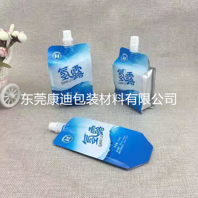 水素水吸嘴自立袋廠家 高阻隔無菌小容量袋裝 四邊封富氫水鋁箔袋 318ml水素水吸嘴自立袋