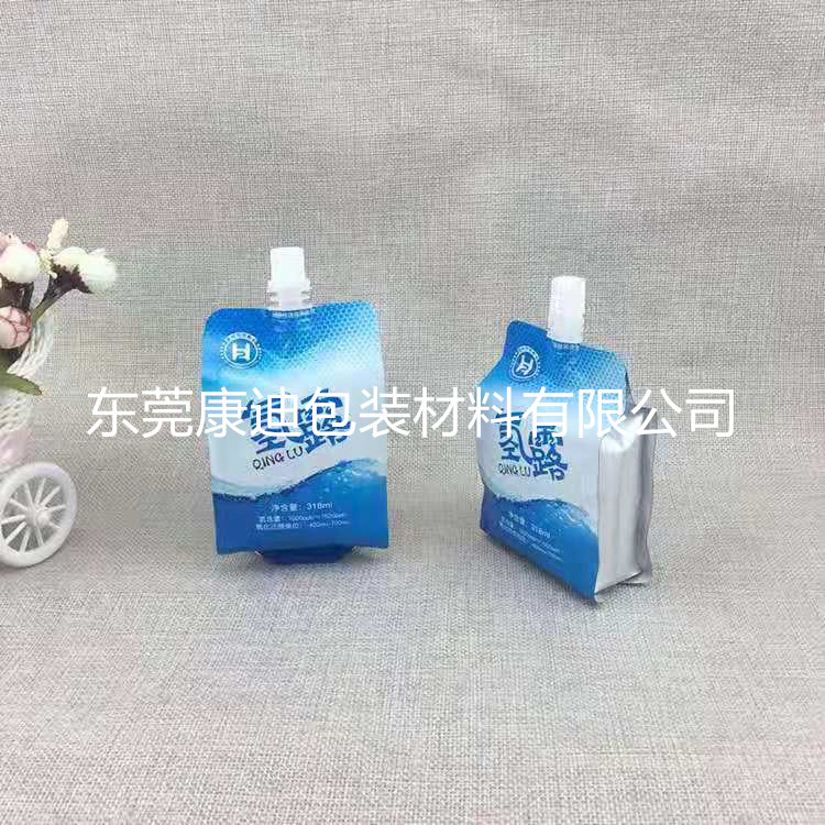 水素水吸嘴自立袋廠家 高阻隔無菌小容量袋裝 四邊封富氫水鋁箔袋 318ml水素水吸嘴自立袋