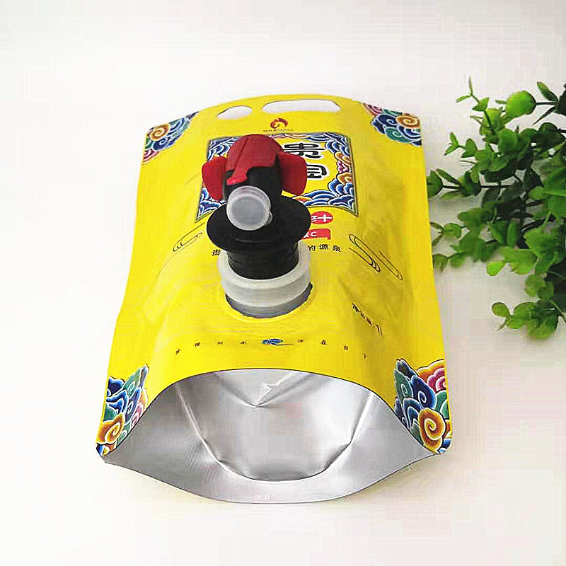 雙自立閥門袋生產(chǎn)廠家 袋裝果醋汁 橄欖油 礦泉水 紅酒鋁箔袋廠家