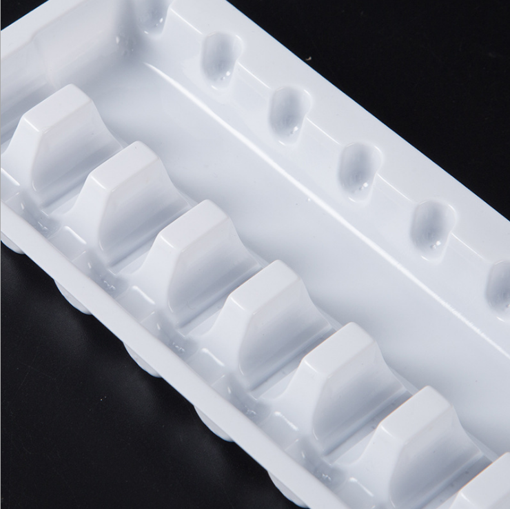 白色PVC吸塑內托包裝盒內托泡殼 藥品口服液吸塑包裝盒生產廠家