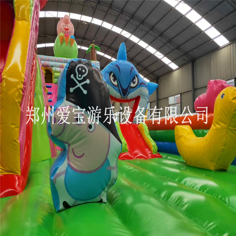 充氣城堡室外大型 兒童攀巖滑梯