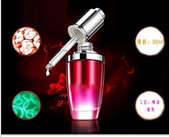 廠家直銷 玻璃乳液瓶 原液泵頭瓶 化妝品套裝 可定制logo