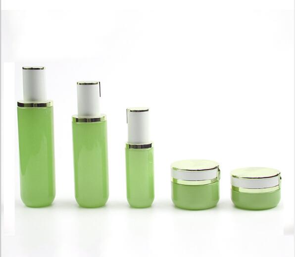 新品現(xiàn)貨*套裝瓶50g 膏霜瓶100ml乳液瓶120爽膚水瓶化妝品玻璃 *套裝護(hù)膚瓶50g