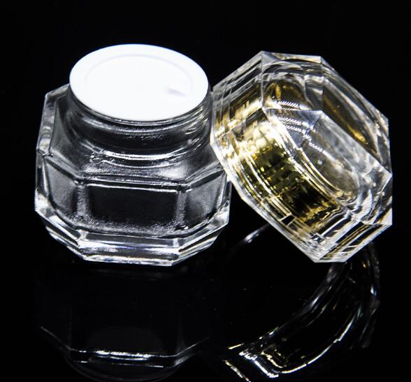 新款玻璃瓶套裝定制 化妝品包裝護(hù)膚瓶 六角瓶批發(fā)銷售絲印膏霜瓶 乳液瓶廠家 乳液瓶定制廠家