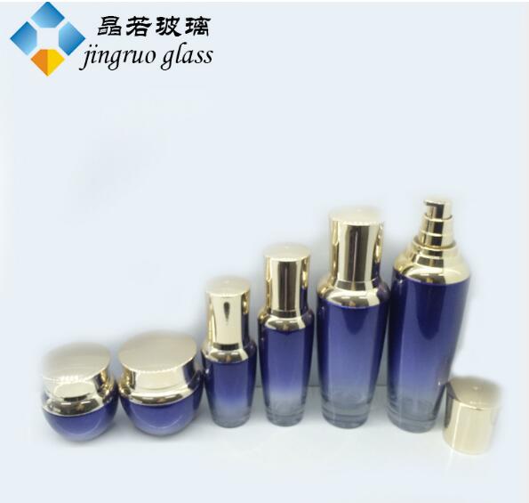 現(xiàn)貨供應(yīng)：化妝品玻璃瓶 30毫升乳液瓶 100ml透明爽膚水