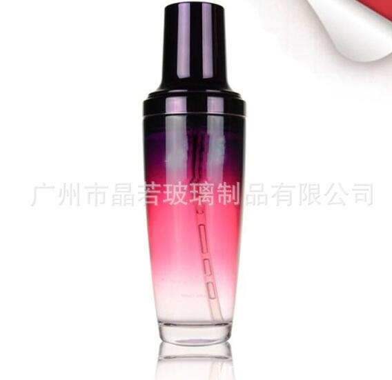 廠家直銷 玻璃乳液瓶 原液泵頭瓶 化妝品套裝 可定制logo