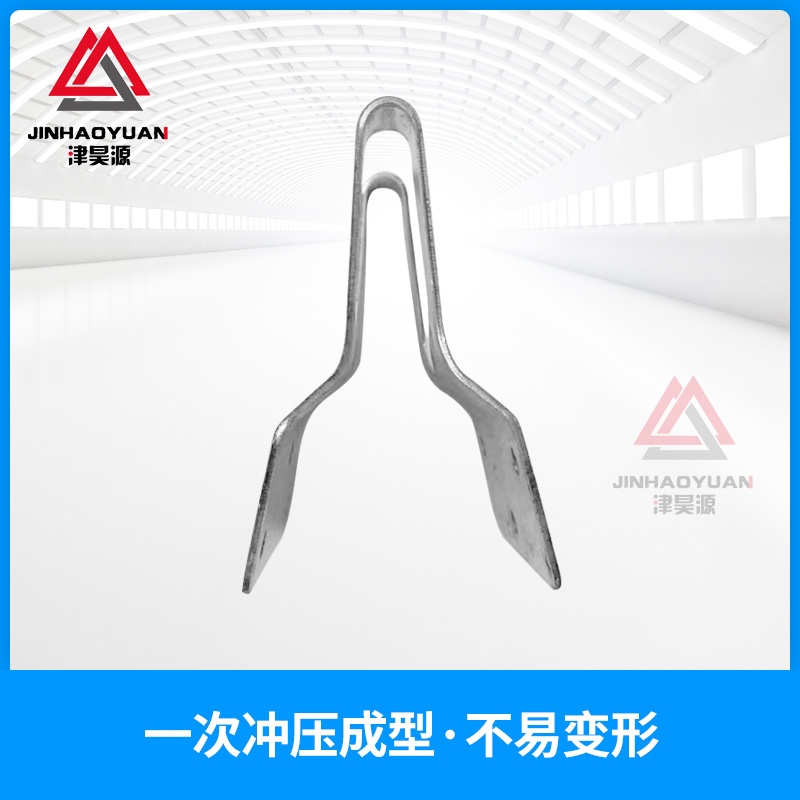 大棚配件橢圓管卡 蔬菜大棚熱鍍鋅帶橢圓管卡6分O型管卡骨架拉桿連接件廠家直銷(xiāo)
