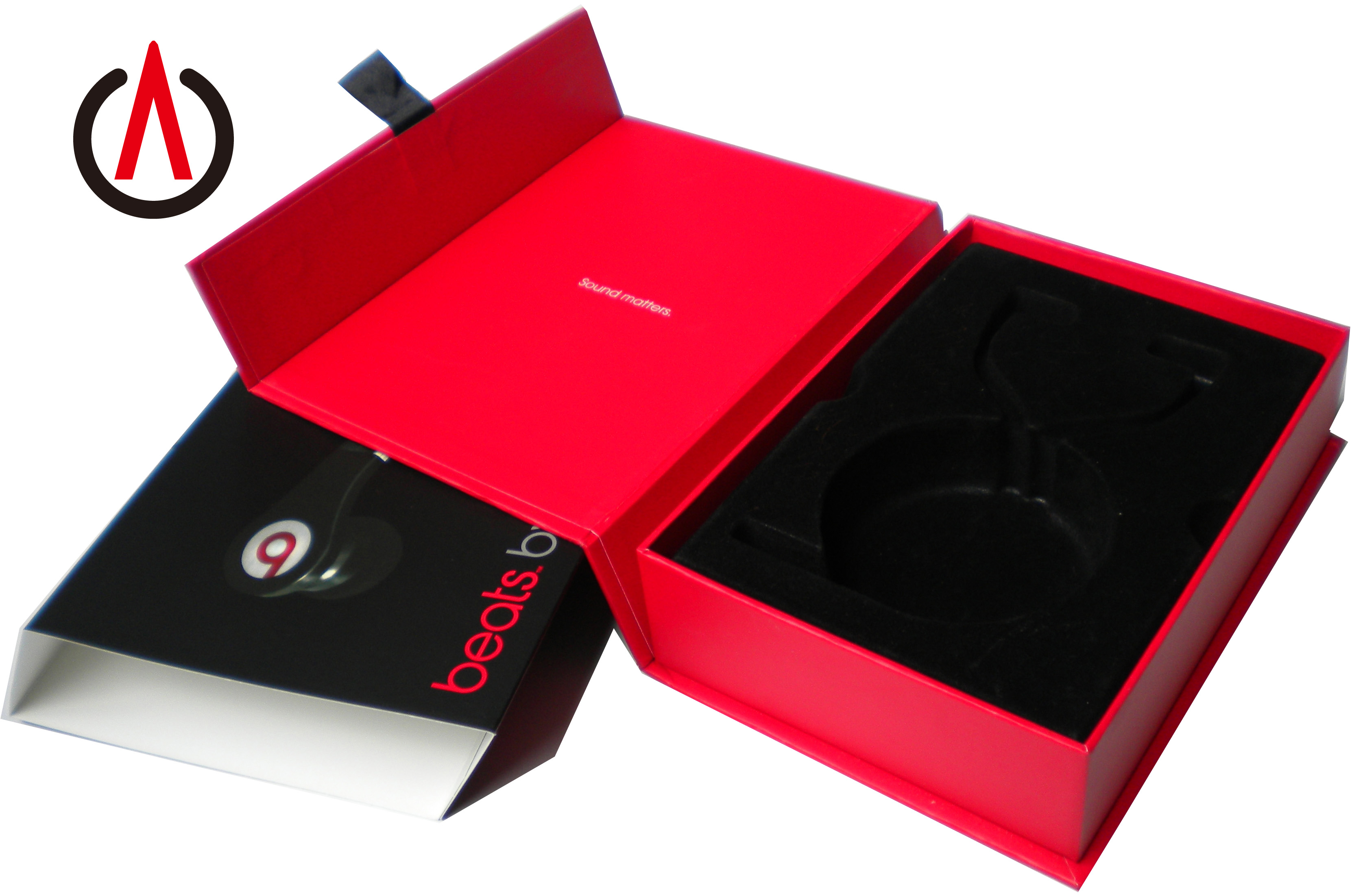 頭戴式耳機(jī)彩盒廠家批發(fā)定做