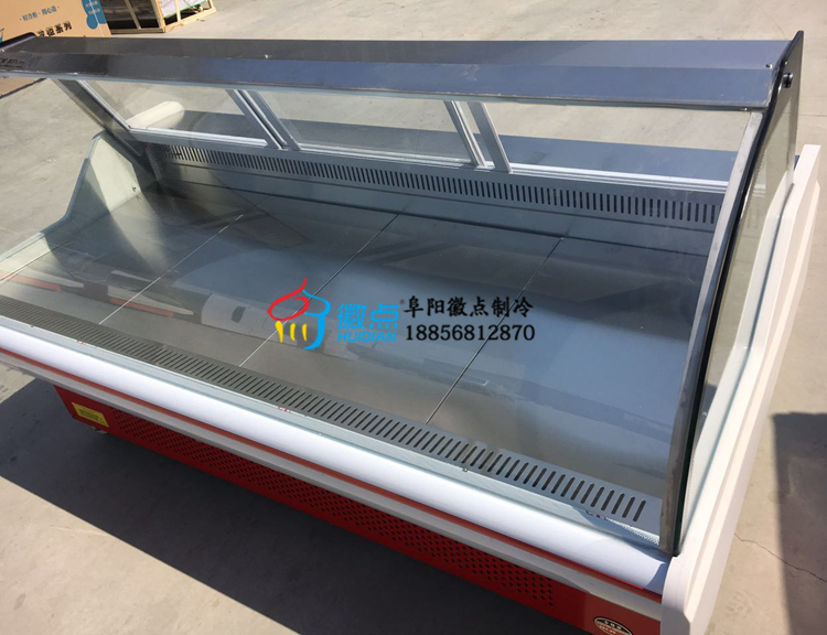 供應(yīng)阜陽周黑鴨熟食柜生鮮超市保鮮柜甘草水果店展示風(fēng)冷柜