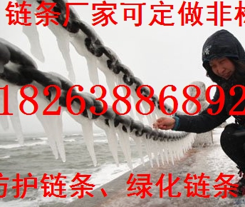 魯興圓環(huán)形鍍白鋅鐵鏈14粗護欄鏈條生產(chǎn)廠家