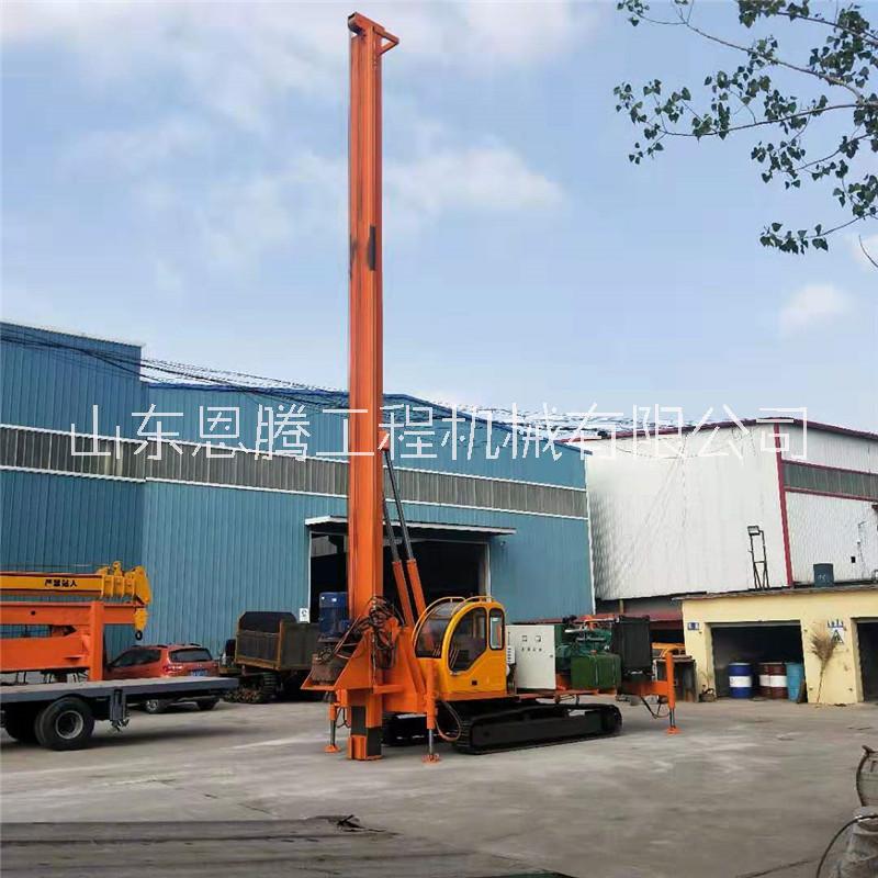 12米長(zhǎng)螺旋鉆機(jī) 履帶長(zhǎng)螺旋CFG灌樁機(jī) 履帶液壓打樁機(jī)
