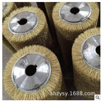 安徽桐城市金屬絲毛刷輥廠家 鋼絲刷輥價(jià)格 鍍銅絲刷輥供應(yīng)商