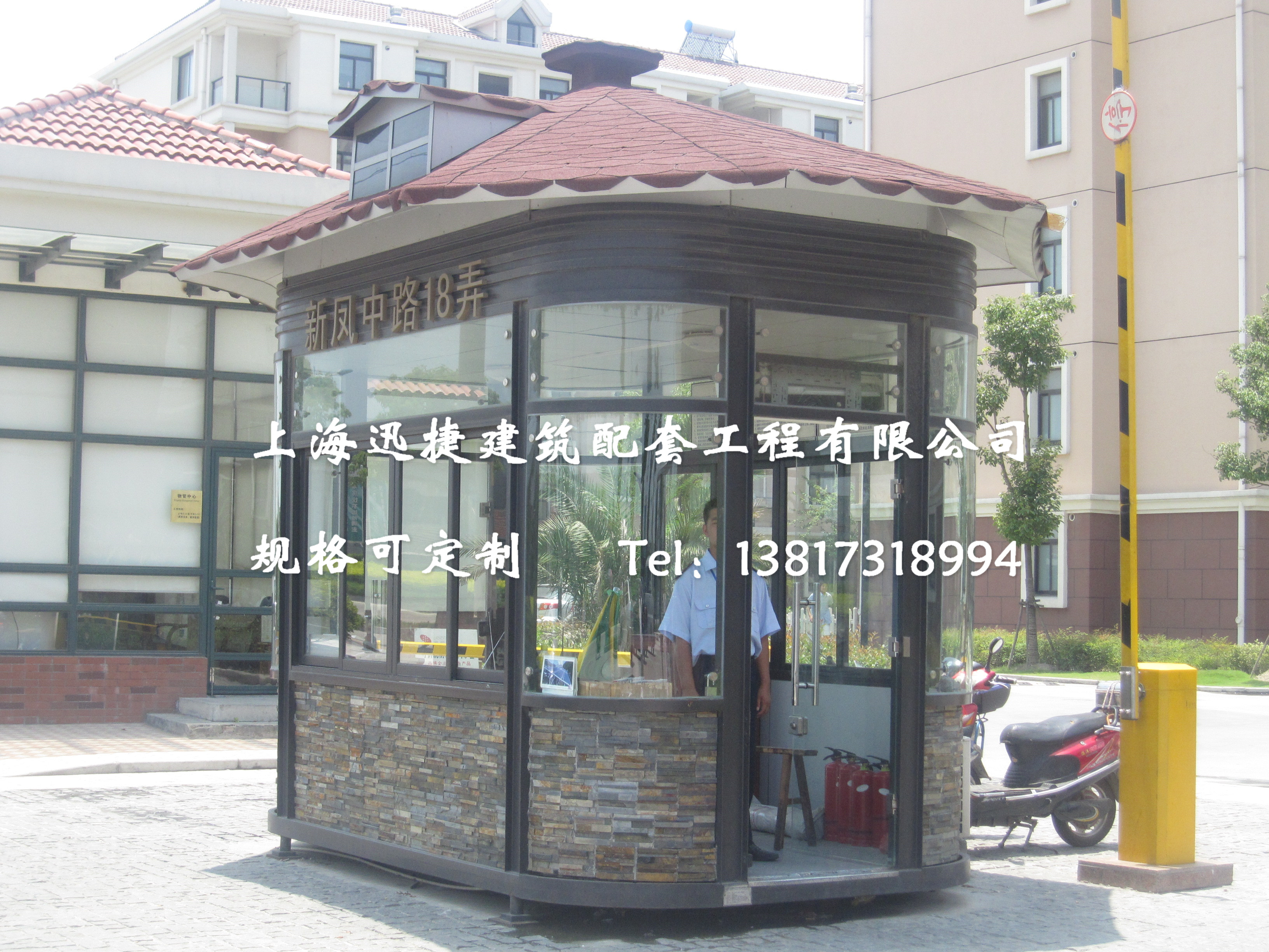 蘇州小區(qū)*保安崗亭 藝術型小區(qū)保安崗亭 文化石小區(qū)*保安崗亭