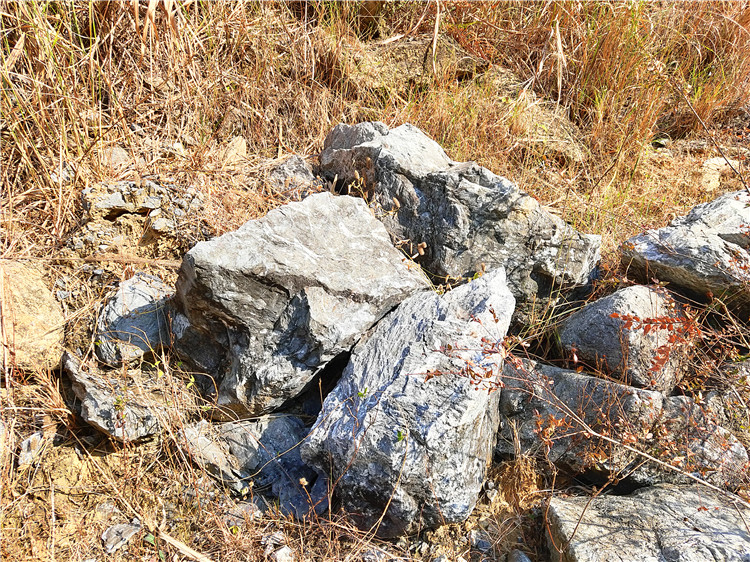 良好直銷湖南野山石 日式枯山水造景石 草地野山石