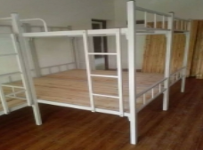 雙層鐵架床  烤漆加厚鐵架床  插管鐵架床