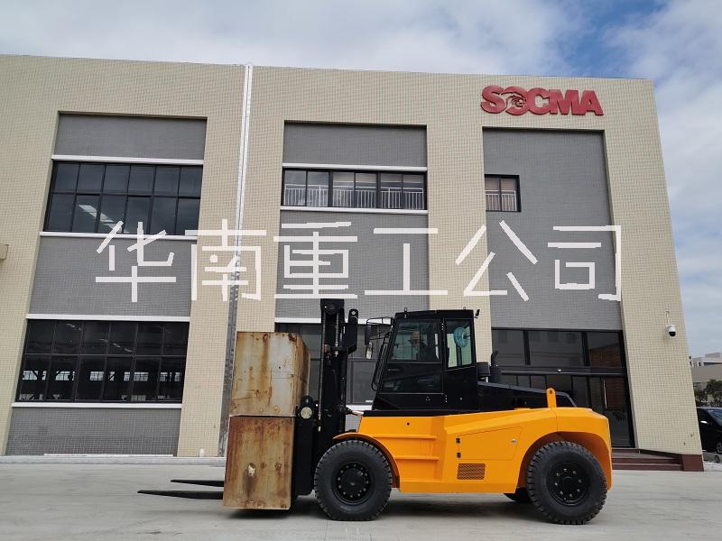 12噸叉車車身尺寸參數(shù)圖像