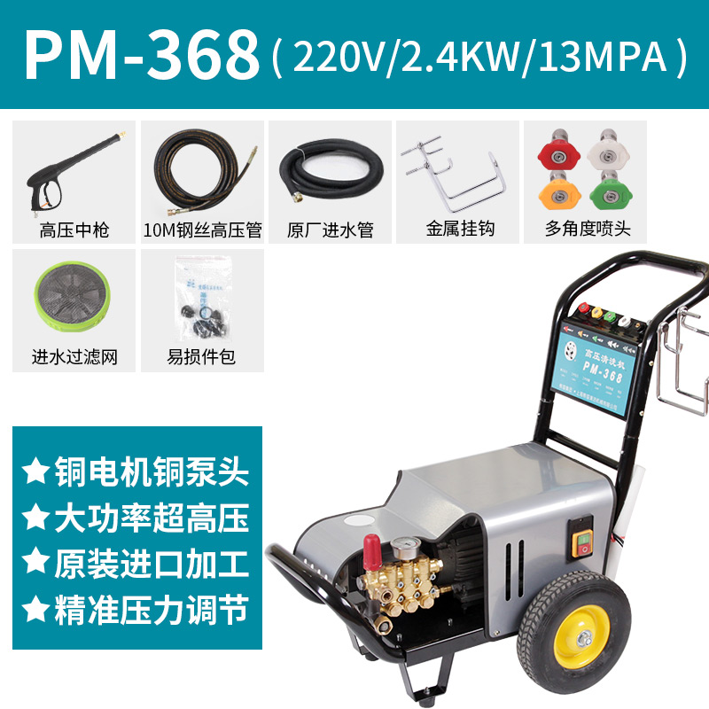 上海熊貓PM-368高壓清洗機(jī) 工業(yè)水槍頭畜牧業(yè)水機(jī)泵頭廠家批發(fā)