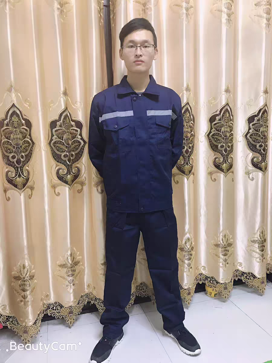 供應(yīng)制衣廠 反光加厚車間長(zhǎng)袖外套拉鏈上衣