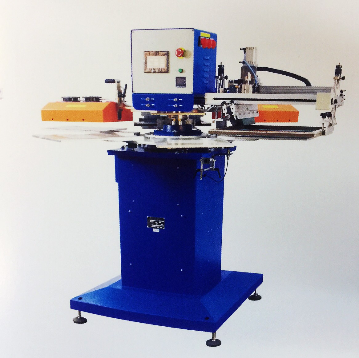 自動旋轉(zhuǎn)雙色絲印機(jī)SR-130F8批發(fā)，東莞雙色絲印機(jī)價格，品牌絲印機(jī)