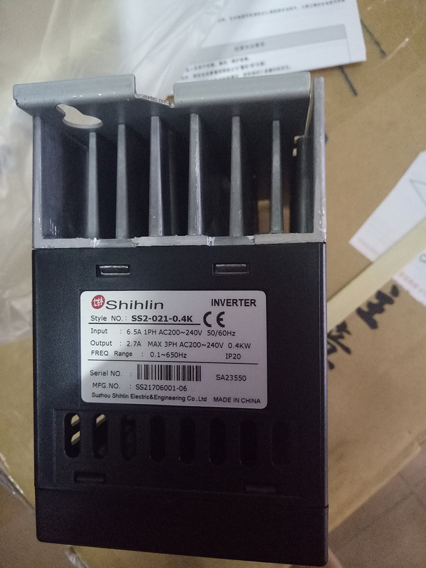 SS2-021-0.75K士林變頻器750W