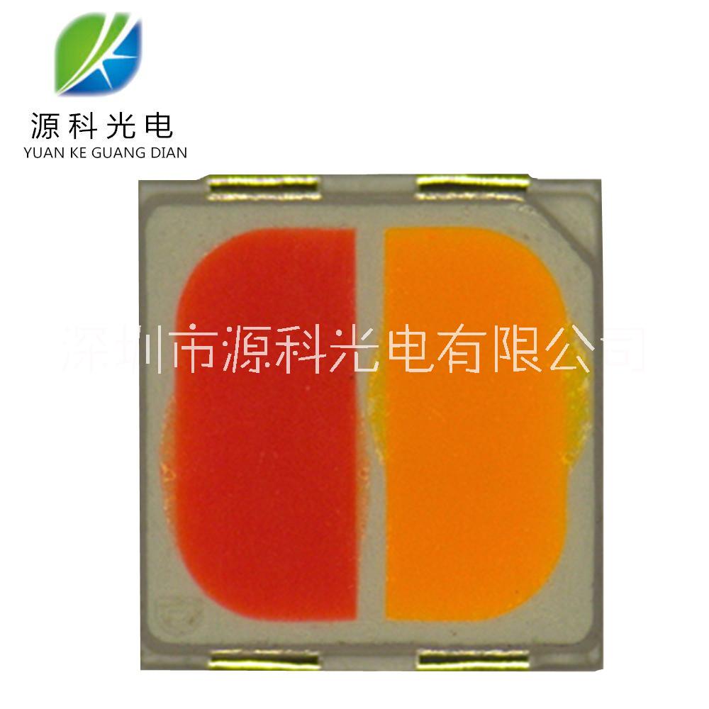 廠家直售 供應(yīng)3030紅白雙色燈珠3030雙色燈珠3V0.5W雙色溫?zé)糁?  title=