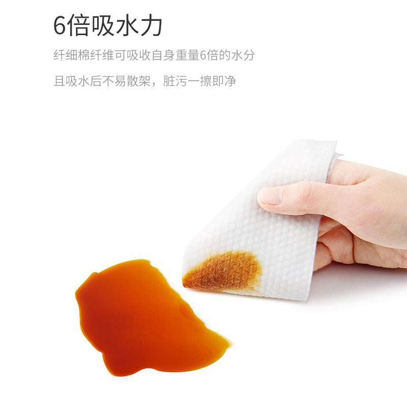 蕾特安琪爾洗臉巾純棉一次性洗面擦臉潔面巾美容*卸妝棉3大包