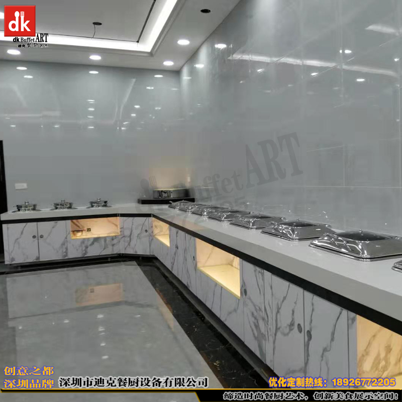 深圳自助餐臺廠家 移動布菲臺自助餐臺 機(jī)關(guān)單位員工餐廳自助餐臺