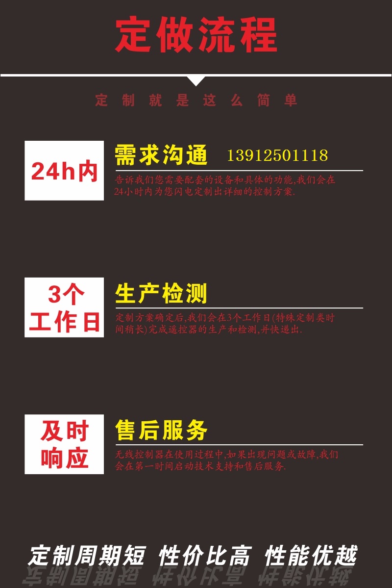 鹽城瑞久定制非標(biāo)工程機(jī)械無線遙控器 定制非標(biāo)礦山機(jī)械無線遙控器 覆蓋