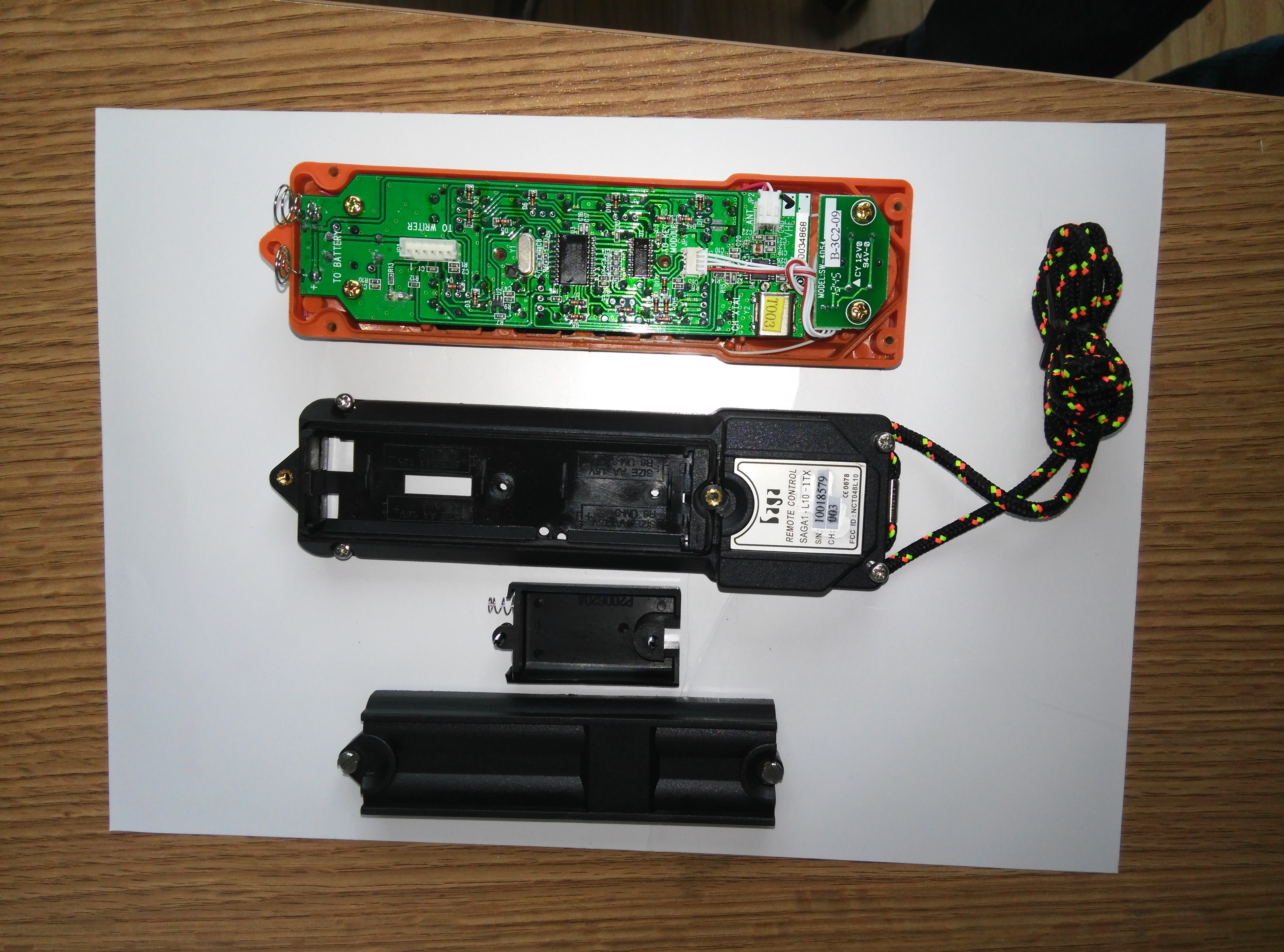 SAGA1-L10-1-2臺灣沙克 航吊遙控器 行車遙控器